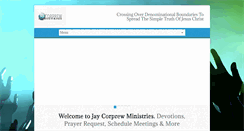Desktop Screenshot of jcorprewministries.com